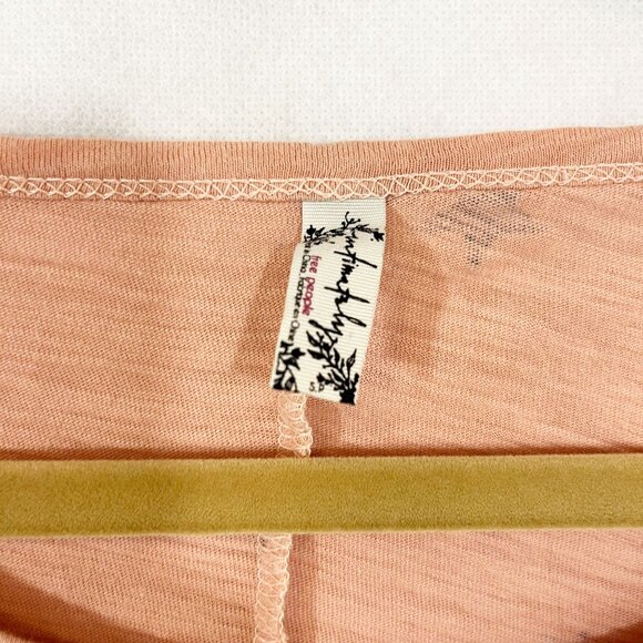 Intimately Free People Throw & Go Star Print Long Sleeve High Low Top Size Small - Picture 4 of 6